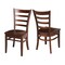 International Concepts Set of 2 Emily Side Chairs, Espresso C581-617P - alternate 6